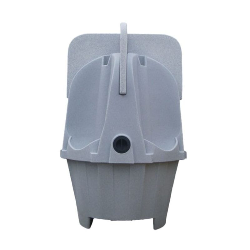 Pisuar przenośny z czterema stanowiskami